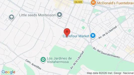 Apartments for rent i El Puerto de Santa María - kort over placeringen