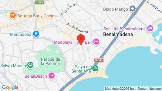 Apartments for rent i Benalmádena - kort over placeringen