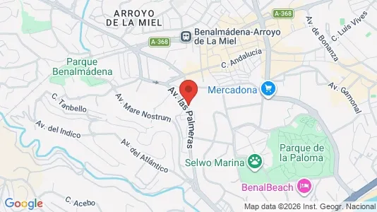 Apartments for rent i Benalmádena - kort over placeringen