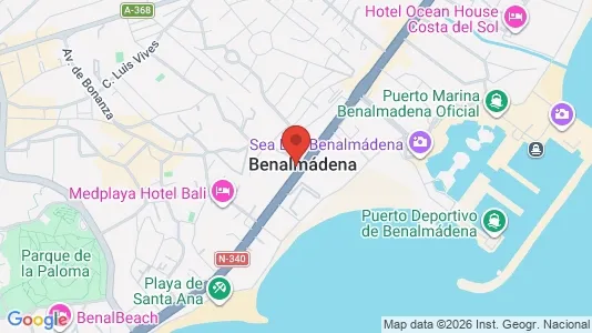 Apartments for rent i Benalmádena - kort over placeringen