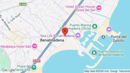 Apartments for rent i Benalmádena - kort over placeringen