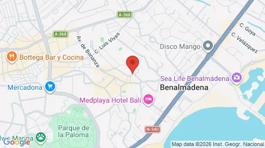 Apartments for rent i Benalmádena - kort over placeringen
