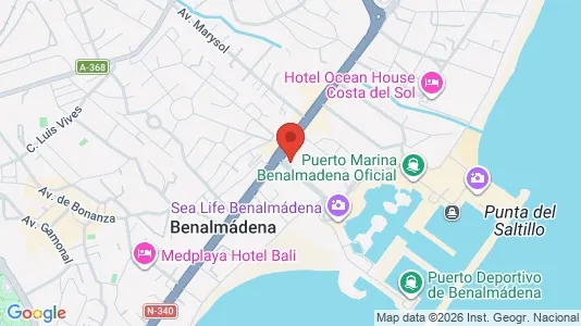 Apartments for rent i Benalmádena - kort over placeringen