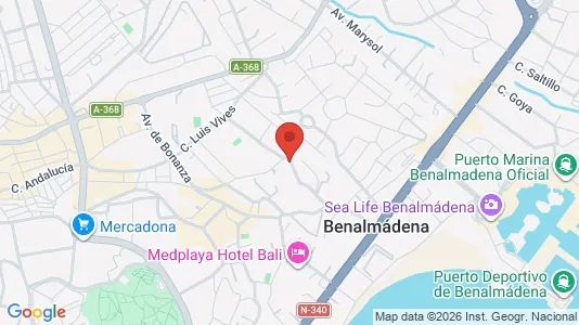 Apartments for rent i Benalmádena - kort over placeringen