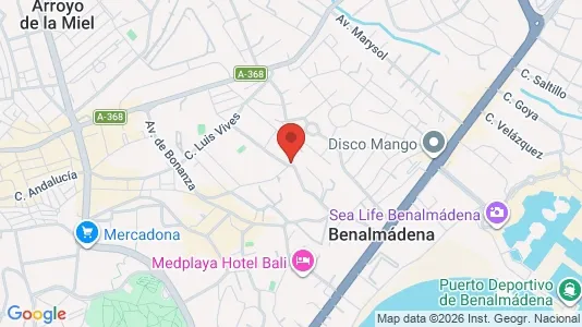 Apartments for rent i Benalmádena - kort over placeringen
