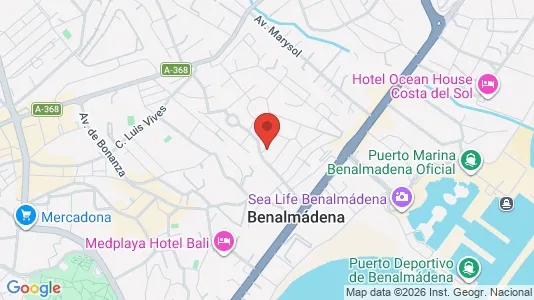 Apartments for rent i Benalmádena - kort over placeringen