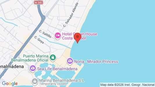 Apartments for rent i Torremolinos - kort over placeringen