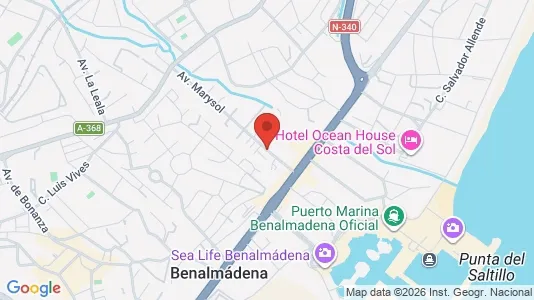 Apartments for rent i Benalmádena - kort over placeringen