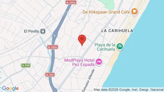 Apartments for rent i Torremolinos - kort over placeringen