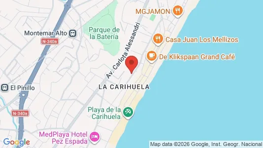 Apartments for rent i Torremolinos - kort over placeringen