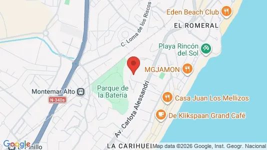 Apartments for rent i Torremolinos - kort over placeringen