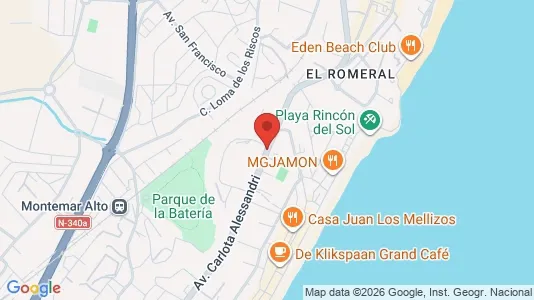 Apartments for rent i Torremolinos - kort over placeringen