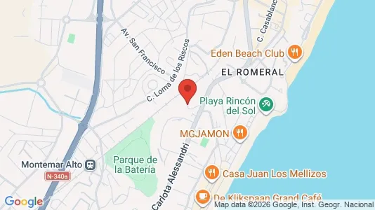 Apartments for rent i Torremolinos - kort over placeringen