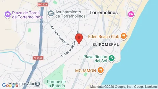 Apartments for rent i Torremolinos - kort over placeringen