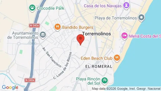 Apartments for rent i Torremolinos - kort over placeringen