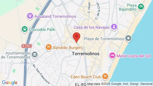 Apartments for rent i Torremolinos - kort over placeringen