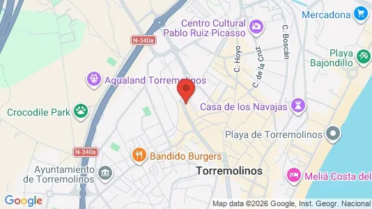 Apartments for rent i Torremolinos - kort over placeringen