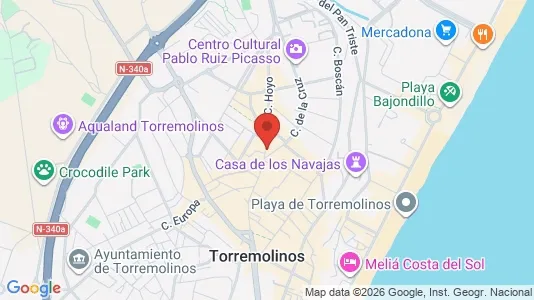 Apartments for rent i Torremolinos - kort over placeringen
