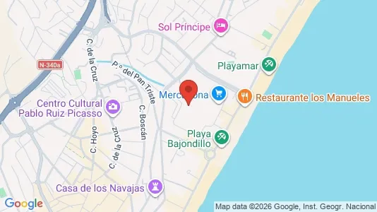 Apartments for rent i Torremolinos - kort over placeringen
