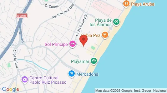 Apartments for rent i Torremolinos - kort over placeringen