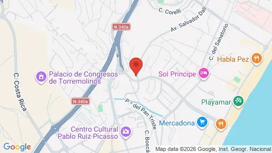 Apartments for rent i Torremolinos - kort over placeringen