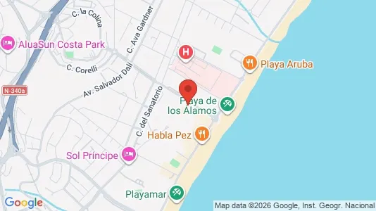Apartments for rent i Torremolinos - kort over placeringen