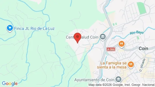 Apartments for rent i Coín - kort over placeringen