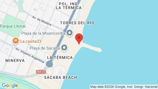 Apartments for rent i Málaga - kort over placeringen