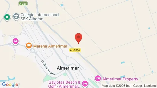 Apartments for rent i El Ejido - kort over placeringen