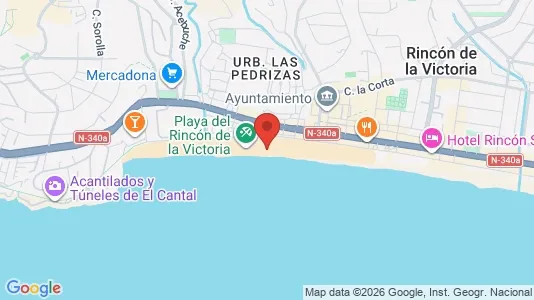 Apartments for rent i Rincón de la Victoria - kort over placeringen