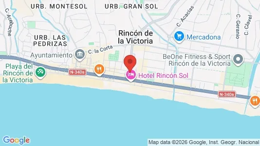 Apartments for rent i Rincón de la Victoria - kort over placeringen