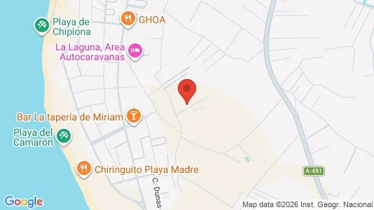 Apartments for rent i Chipiona - kort over placeringen