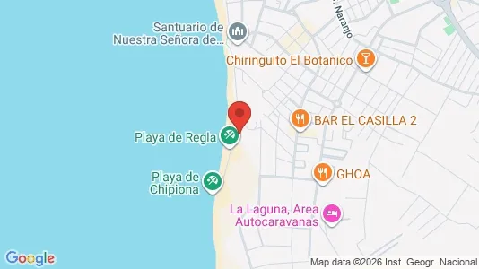 Apartments for rent i Chipiona - kort over placeringen