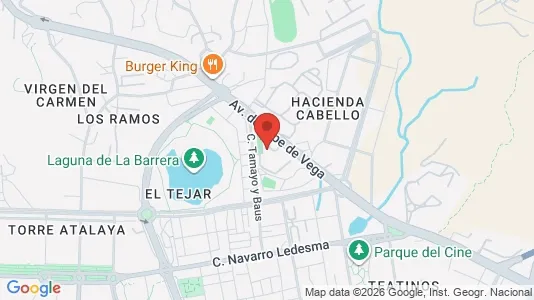 Rooms for rent i Málaga - kort over placeringen
