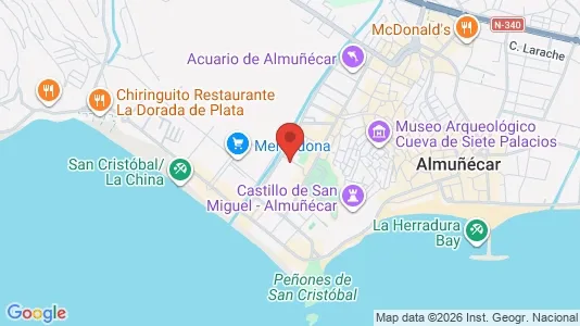 Apartments for rent i Almuñécar - kort over placeringen