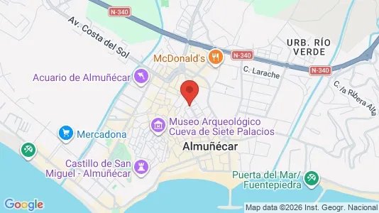 Apartments for rent i Almuñécar - kort over placeringen