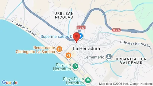 Apartments for rent i Almuñécar - kort over placeringen