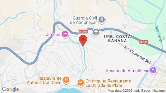 Apartments for rent i Almuñécar - kort over placeringen