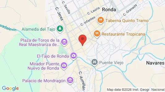 Apartments for rent i Montecorto - kort over placeringen