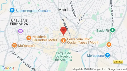 Apartments for rent i Motril - kort over placeringen