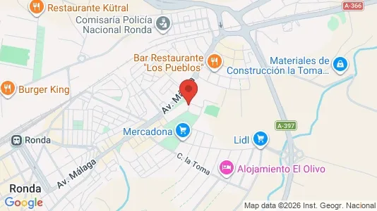 Apartments for rent i Montecorto - kort over placeringen