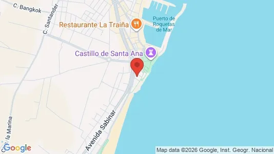 Apartments for rent i Las Palmas de Gran Canaria - kort over placeringen
