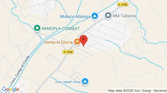 Apartments for rent i Málaga - kort over placeringen