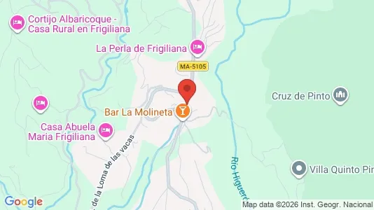 Apartments for rent i Frigiliana - kort over placeringen