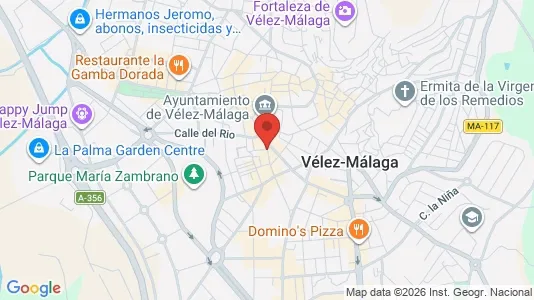 Apartments for rent i Vélez-Málaga - kort over placeringen