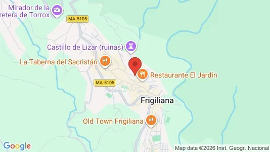 Apartments for rent i Frigiliana - kort over placeringen