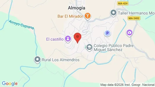 Apartments for rent i Almogía - kort over placeringen