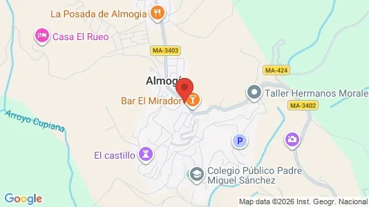 Apartments for rent i Almogía - kort over placeringen