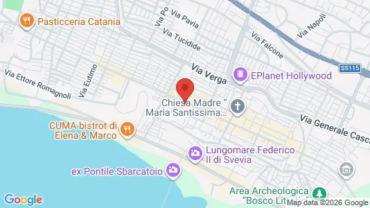 Apartments for rent i Gela - kort over placeringen