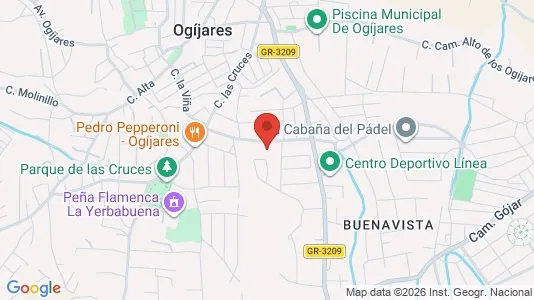 Apartments for rent i Gójar - kort over placeringen